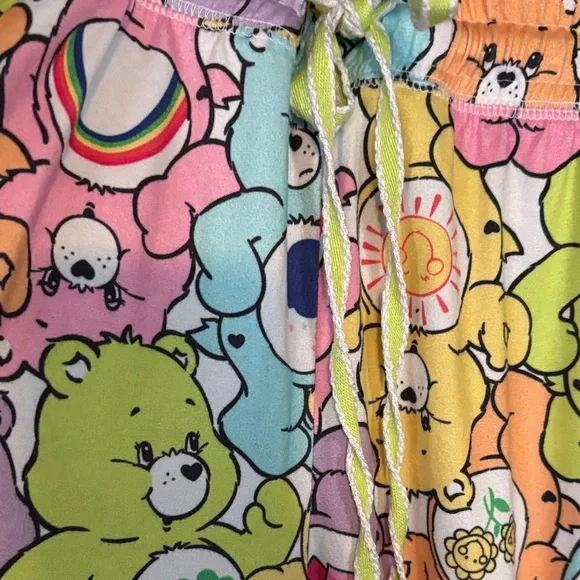 Care Bears Pastel Multicolor Printed Pajama Bottoms - Picture 2 of 4